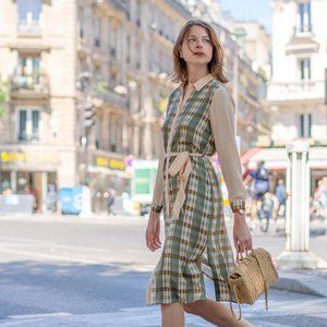 Miss Patina Fig Shirt Dress